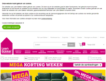Tablet Screenshot of leenbakker.nl